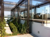 Rooftop Spa Sun Deck, DC, Kubit guardrail with glass infill panels