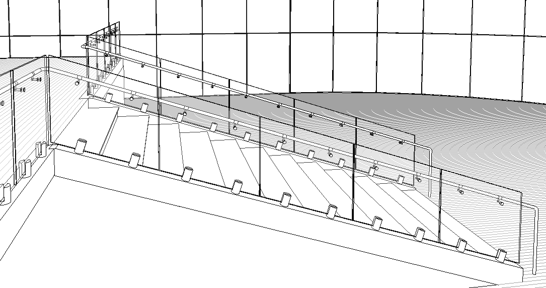 Working with the Revit file is the first step in the railing modeling process.