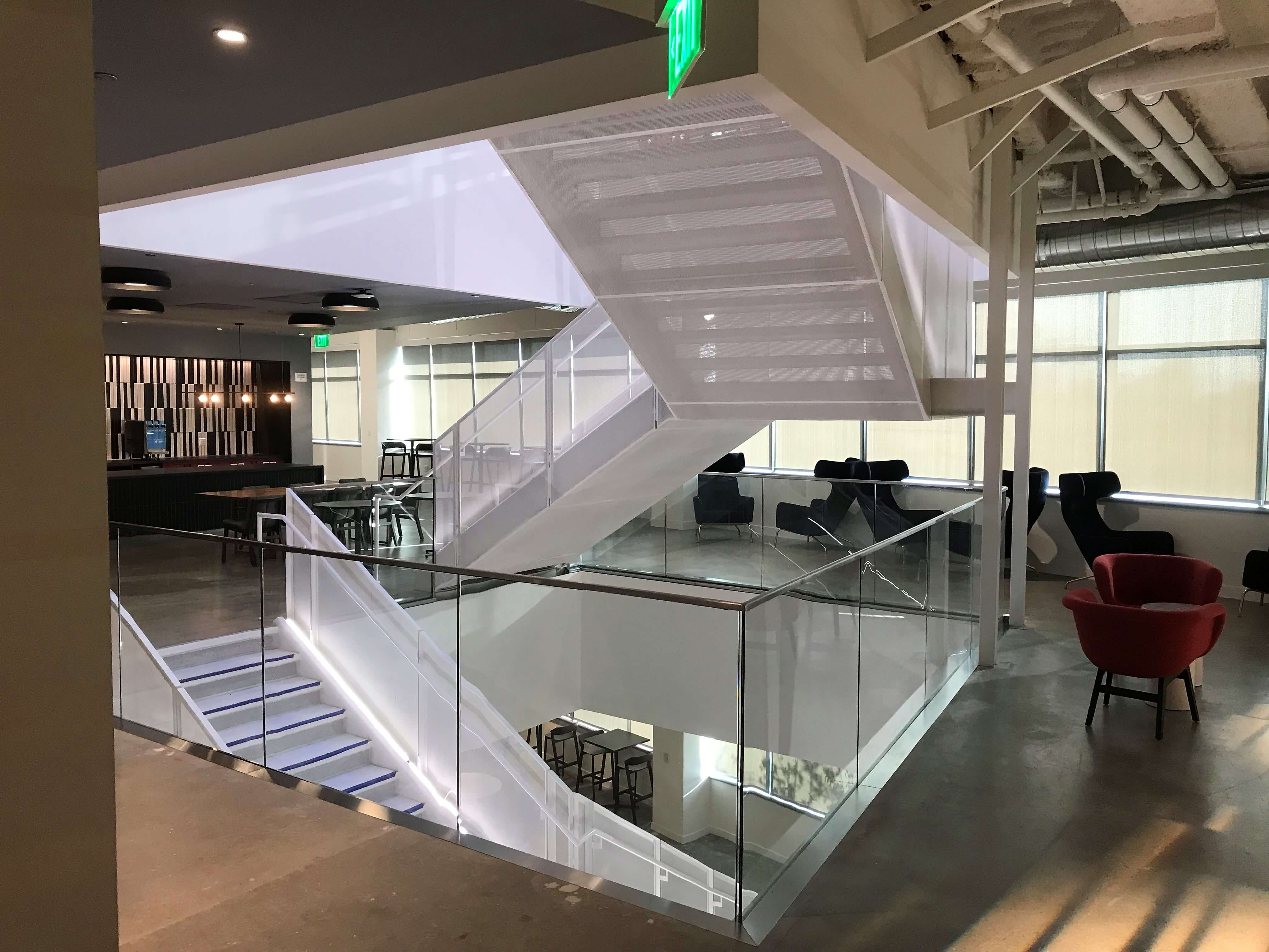 Google Offices, CA, Optik Shoe with glass infill panels