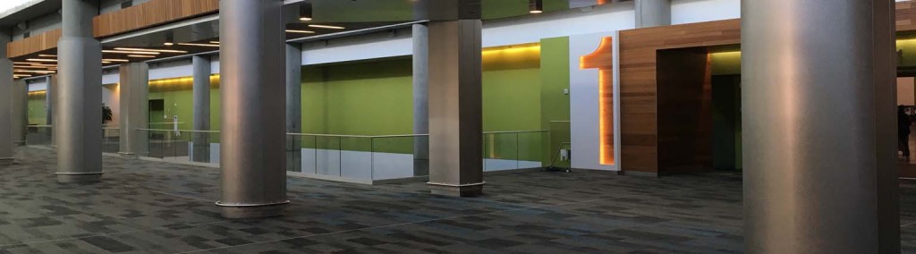 The San Jose Convention Center with HDI glass railing