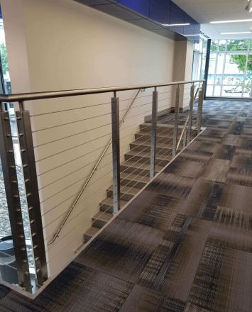 Circum square side mounted installation in the Carlisle Syntec facility, Pa.