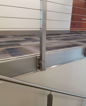 Circum square side mounted installation in the Carlisle Syntec facility, Pa.