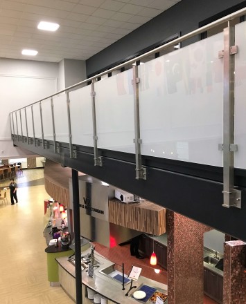 Circum square side mounted installation at Juniata College, PA.