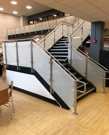 Circum square side mounted installation at Juniata College, PA.