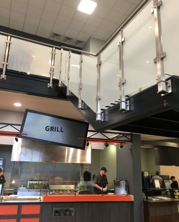 Circum square side mounted installation at Juniata College, PA.