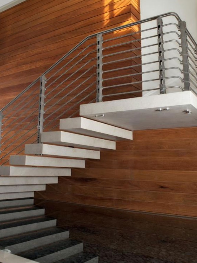 inox railing mexican villa