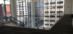 HDI Optik Boss Glass Railings provide an unobtrusive view at Moscone Center in San Francisco
