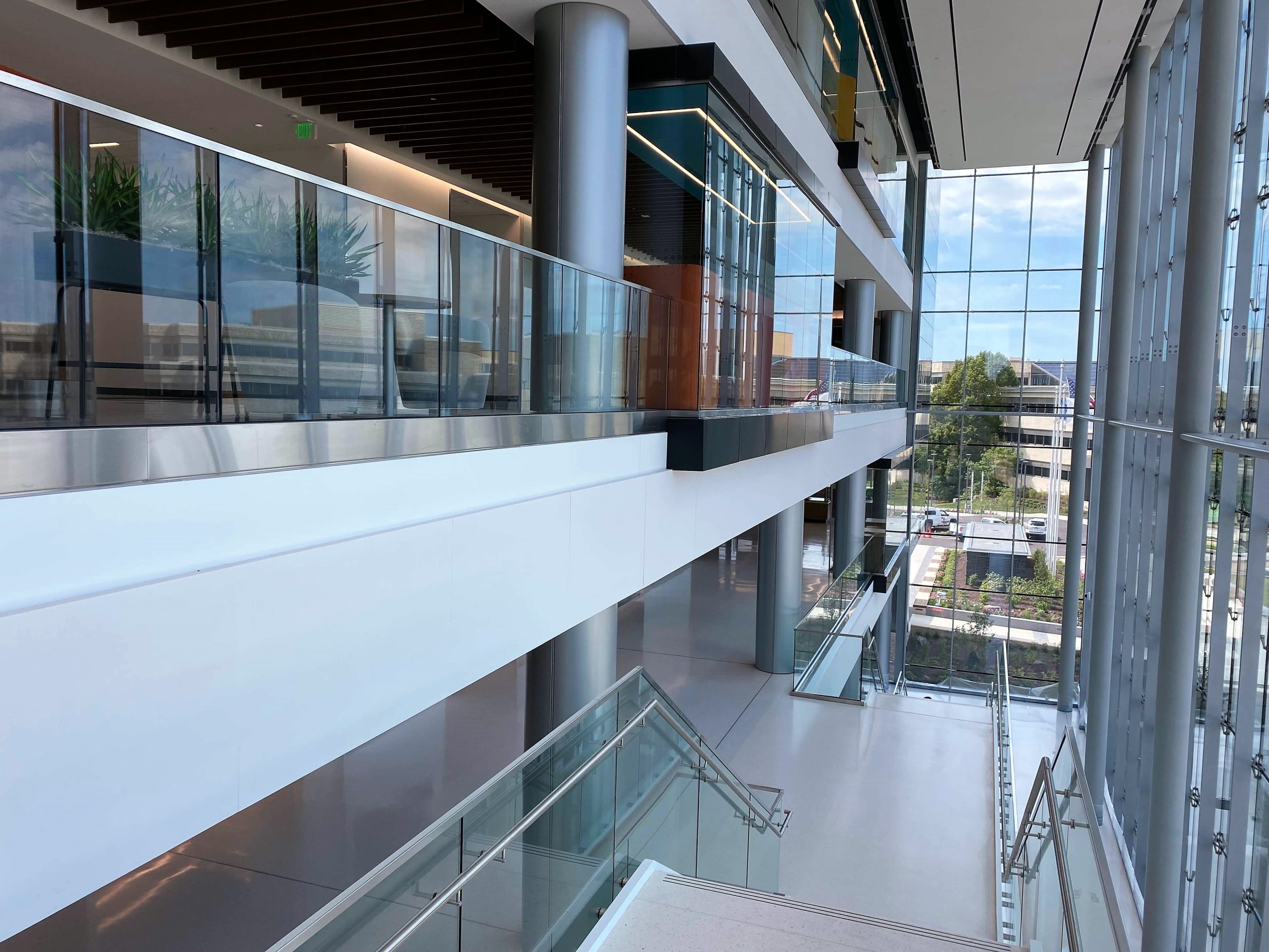 Optik Shoe™ overlooking atrium