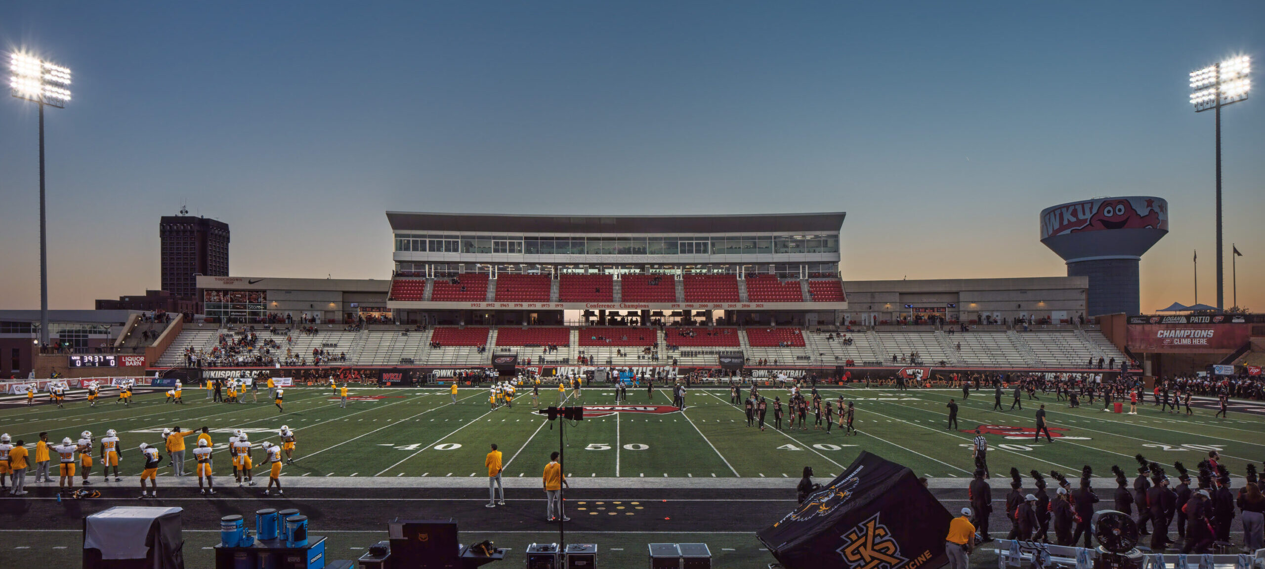 WKU Press Box Features Optik™ Glass